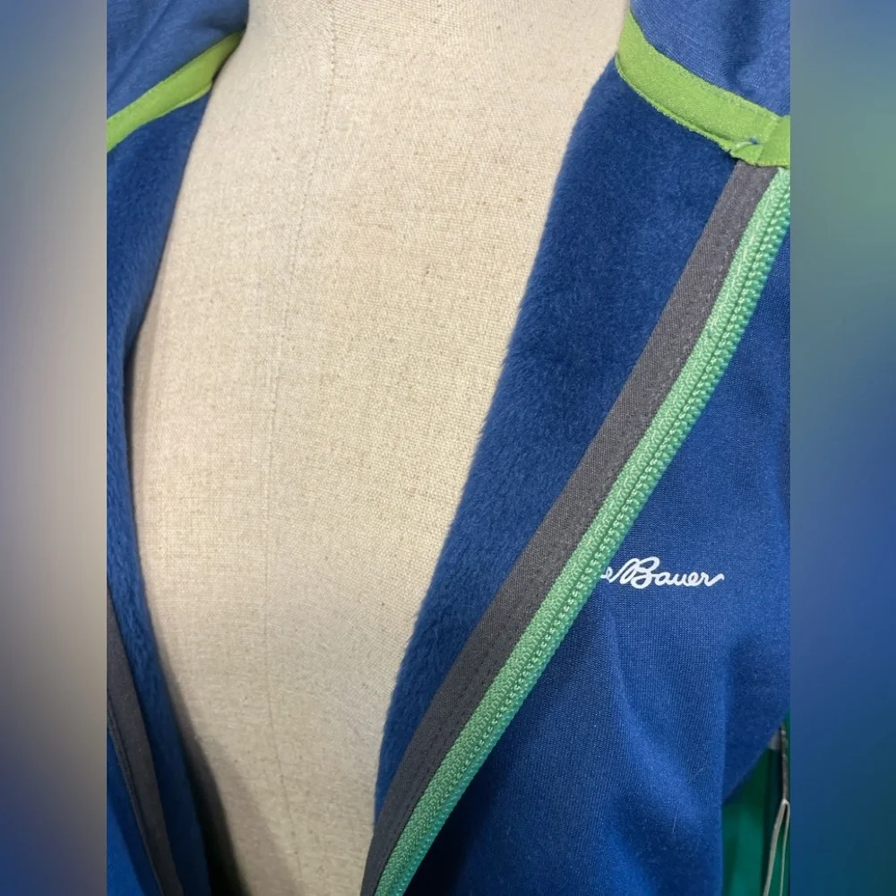 Eddie Bauer Women’s Blue Full Zip Jacket FreeHeat Lightweight Size: Small - Picture 6 of 16